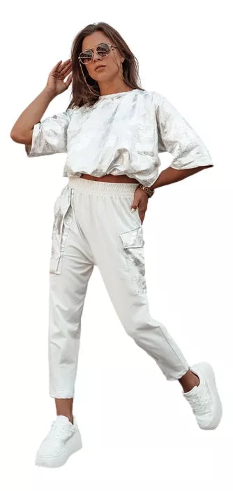 Sieviešu balts komplekts Birweki 