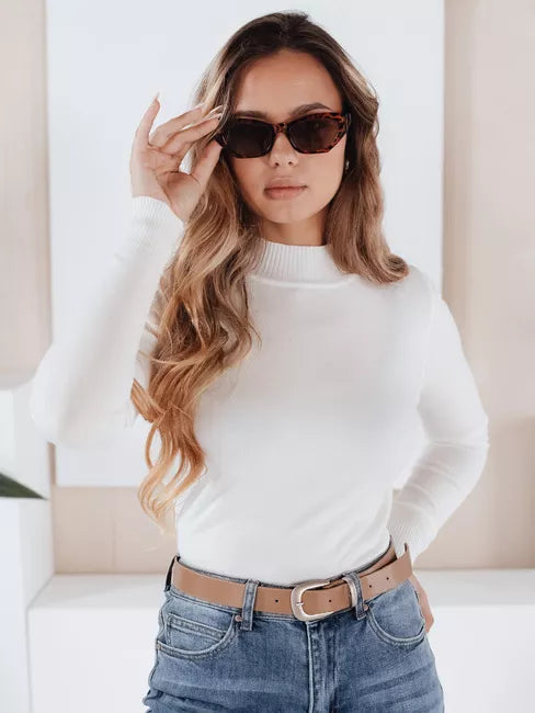 Sieviešu balts džemperis Lena