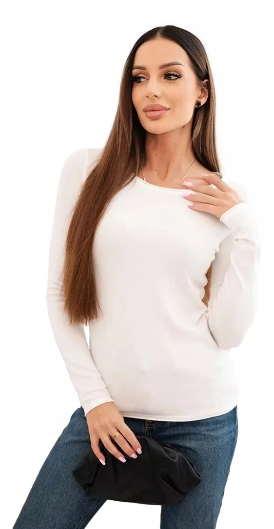 Sieviešu balts džemperis Renat