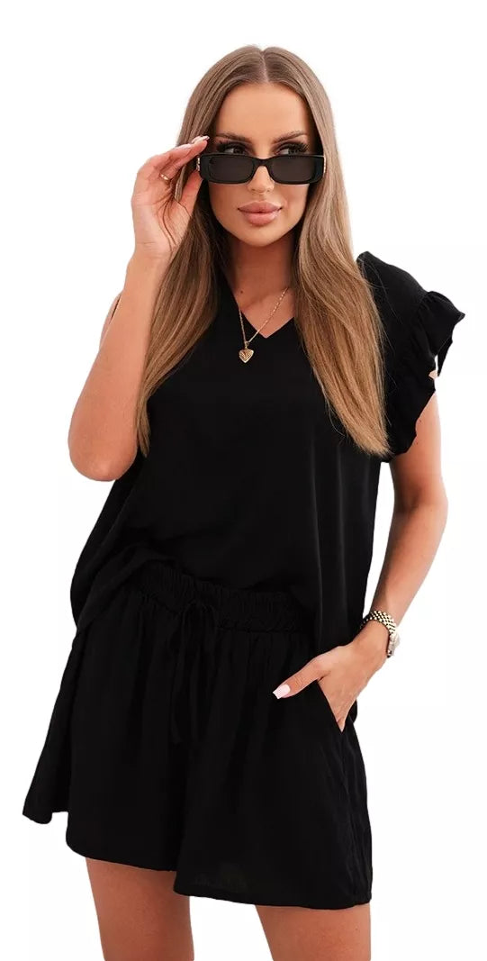 Sieviešu melns komplekts Adelain