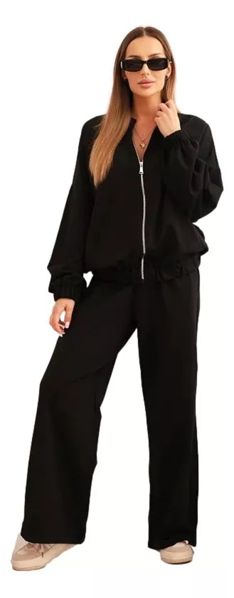 Sieviešu melns komplekts Fan