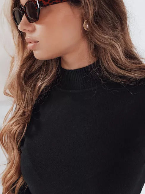Sieviešu melns džemperis Lena