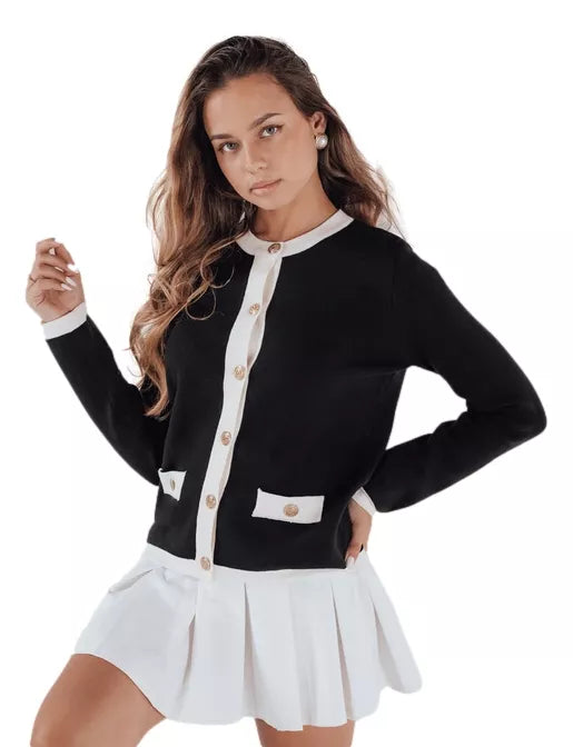 Sieviešu melns džemperis Merlin