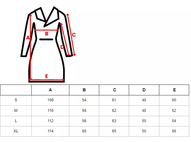 Sieviešu melns mētelis Korper