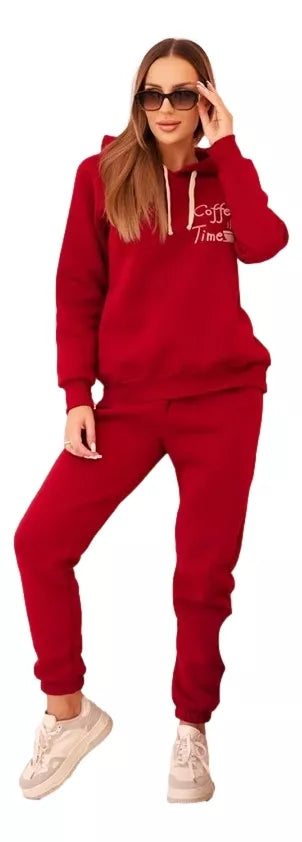 Sieviešu sarkans komplekts Coffe