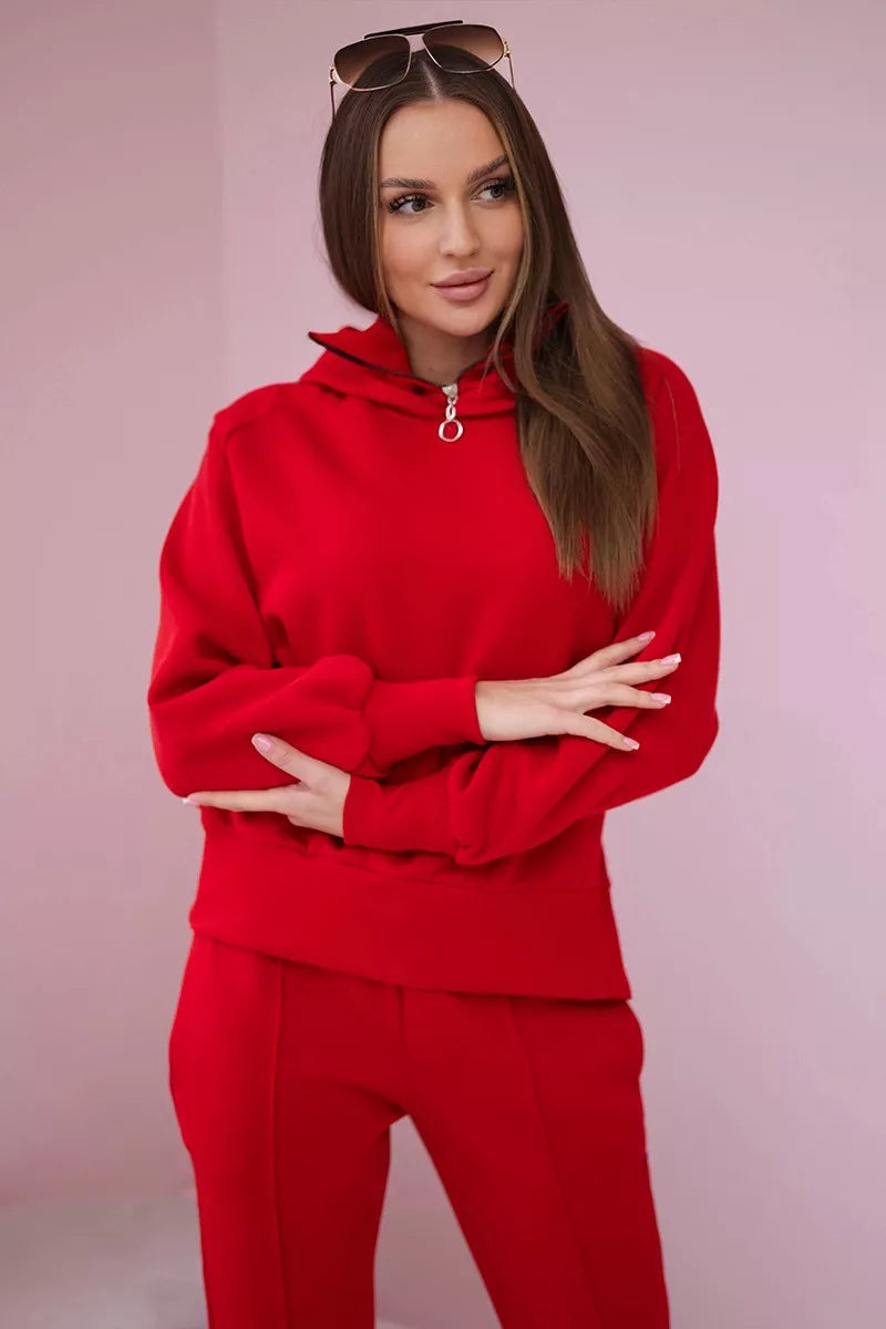 Sieviešu sarkanais komplekts First