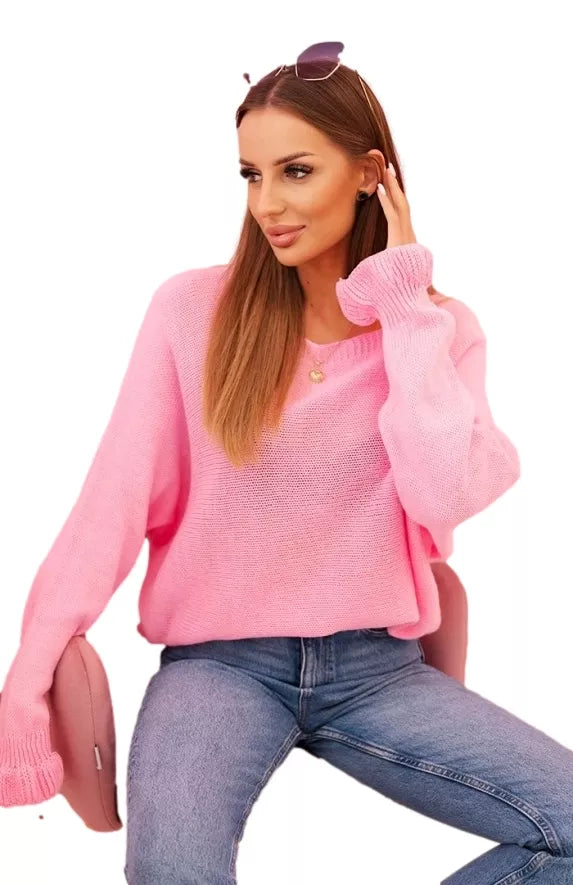 Sieviešu rozā džemperis Aidina