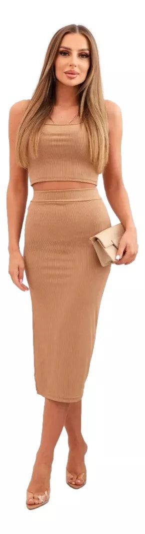 Sieviešu brūns komplekts Alvik