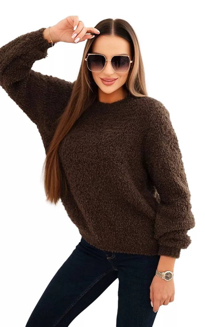 Sieviešu brūns džemperis Kaja