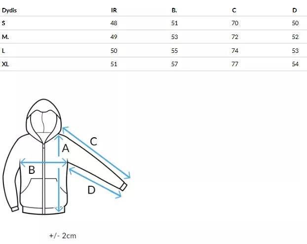 Sieviešu gaiši pelēks kapučjakas Sonia