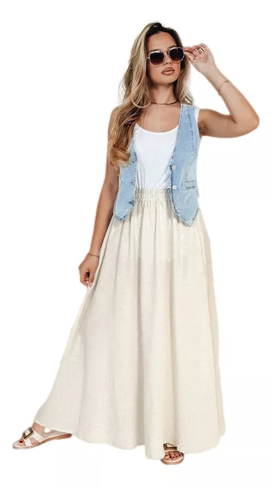 Sieviešu brūni svārki Ferry 