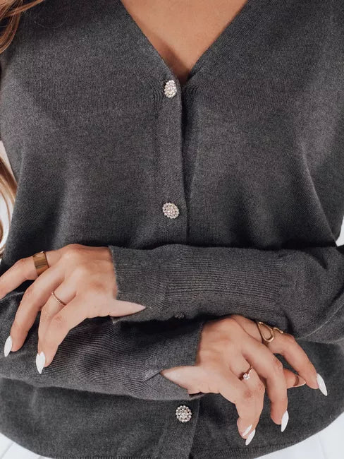 Sieviešu tumši pelēks džemperis Glow