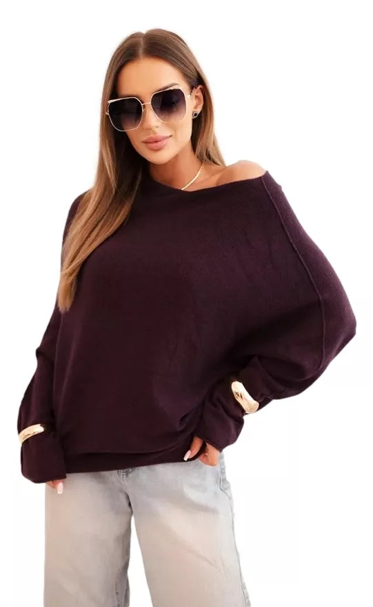 Sieviešu violets džemperis Anit