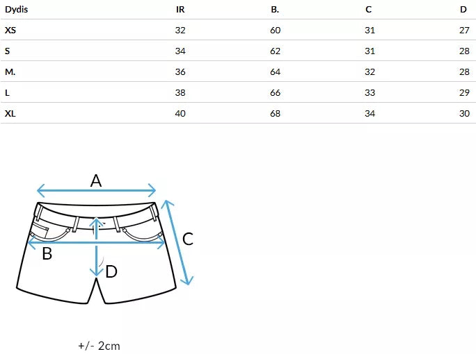 Sieviešu tumši zili džinsa šorti Jeansglow 