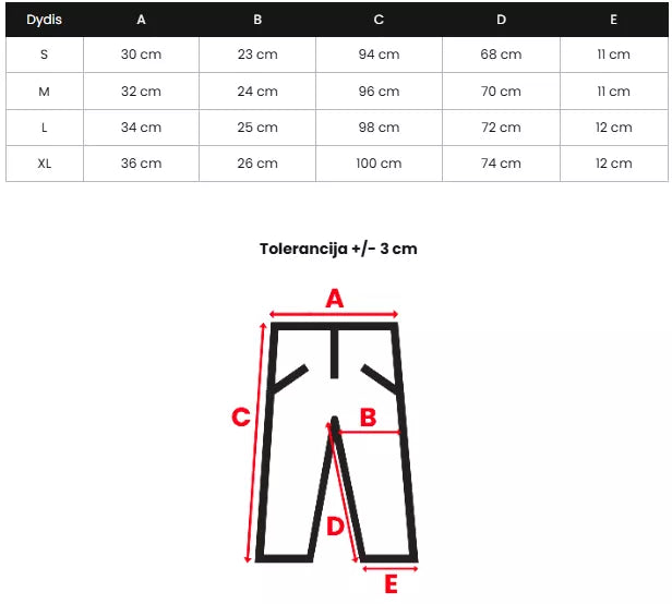 Sieviešu melnas legingas Ketrin