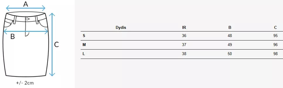 Gari džinsa zili svārki Almi