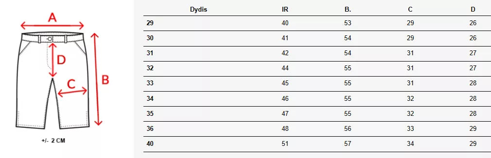 Vīriešu zili džinsa šorti Jener