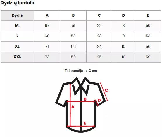 Vīriešu melns īsroku krekls "Soči"