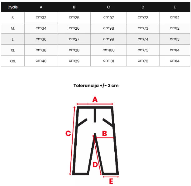 Klasiskas brūnas bikses Letter