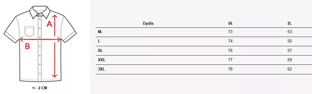 Vīriešu balts īsroku krekls Ty