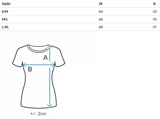 Sieviešu balts T-krekls "Emotion"