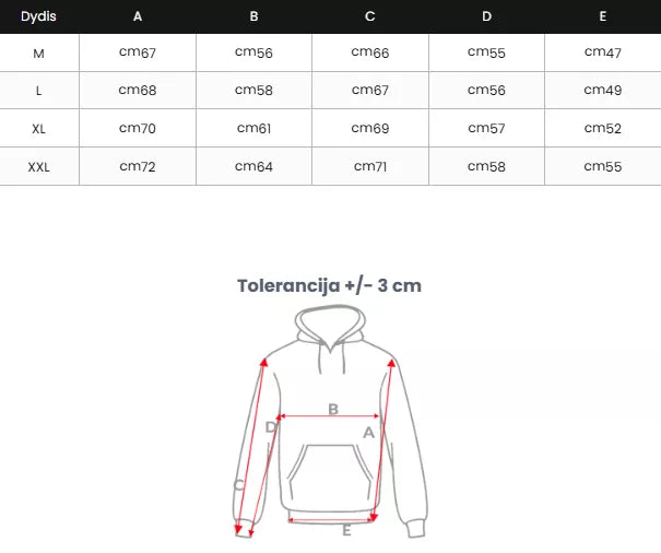 Vīriešu melns kapučjakas krekls "New York"