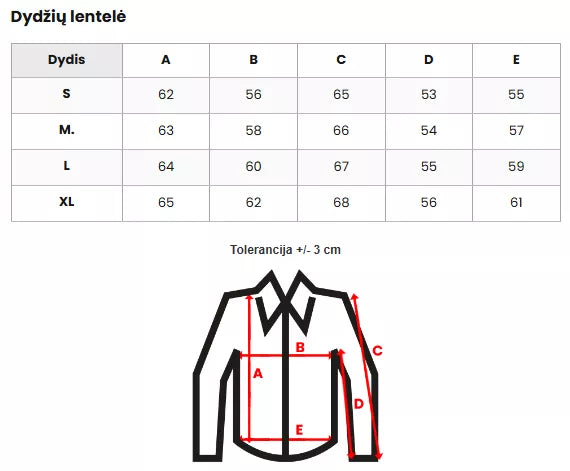 Vīriešu balts džinsa krekls Tol