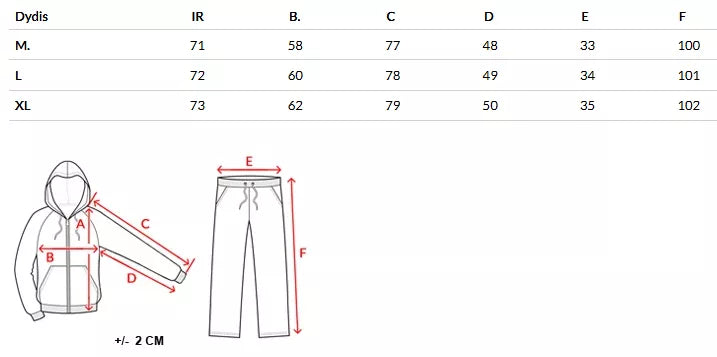 Vīriešu melns uzvalks Ramy
