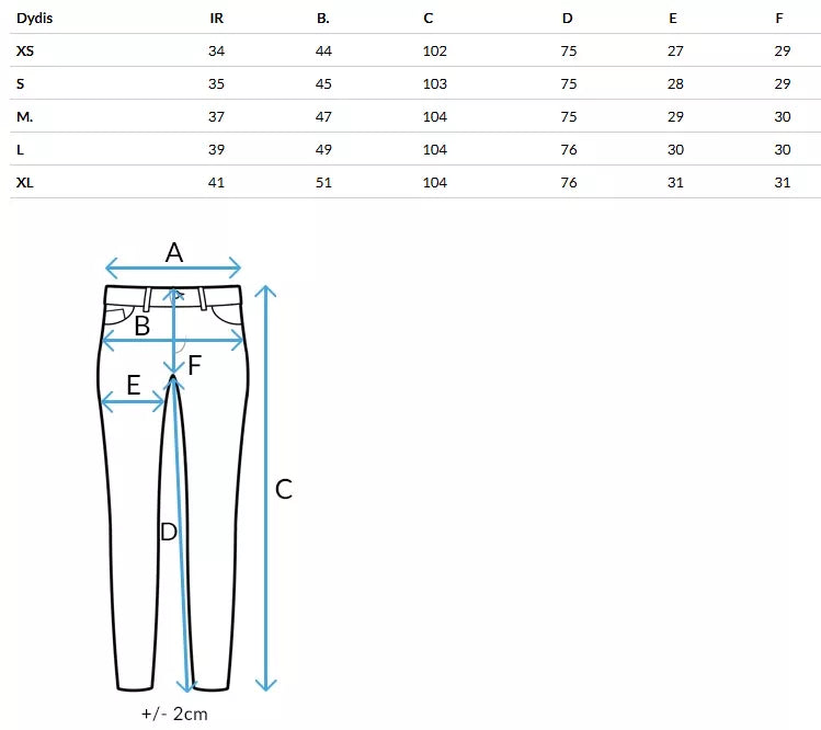 Sieviešu zilas džinsa bikses Modnevis 