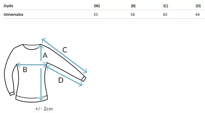 Sieviešu balts/tumši zils svītrains džemperis Charming