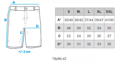 Vīriešu brūnas šorti Rod