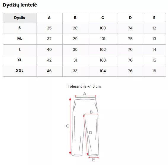 Vīriešu melnas joggerbikses Devin