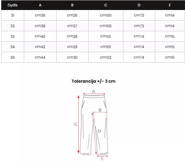 Vīriešu zilas džinsa bikses Aden