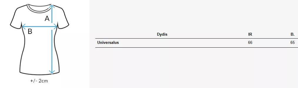 Sieviešu liela izmēra brūns T-krekls Shine