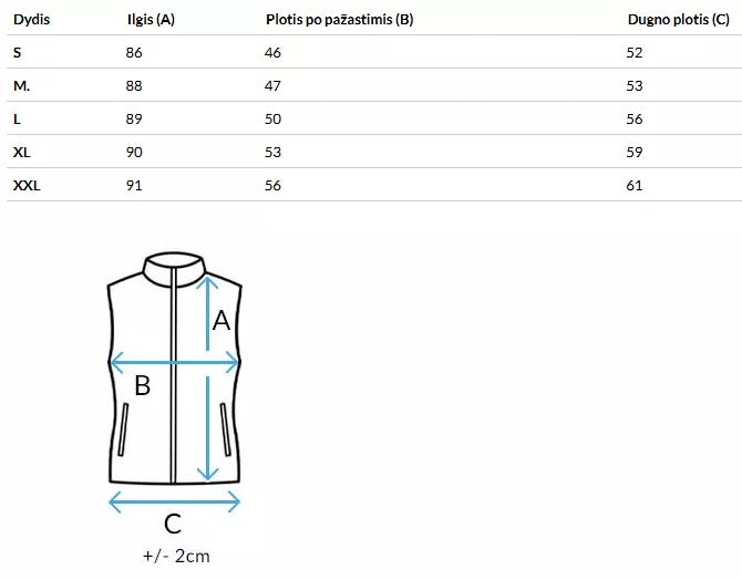 Sieviešu melna garā veste Lino