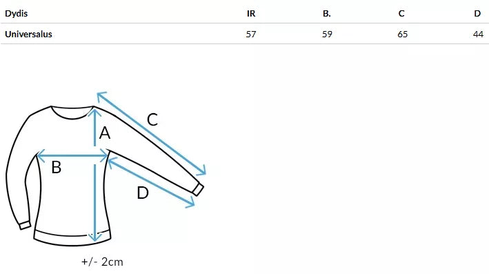Sieviešu pelēks džemperis Kerinda