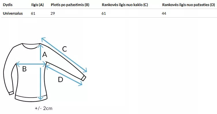 Sieviešu balts džemperis Bufal