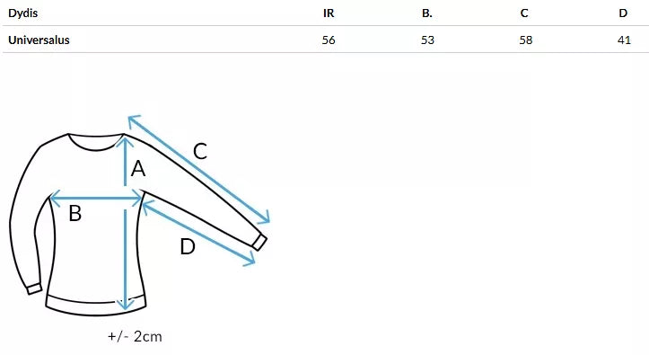 Sieviešu gaiši brūns/balts džemperis Tango