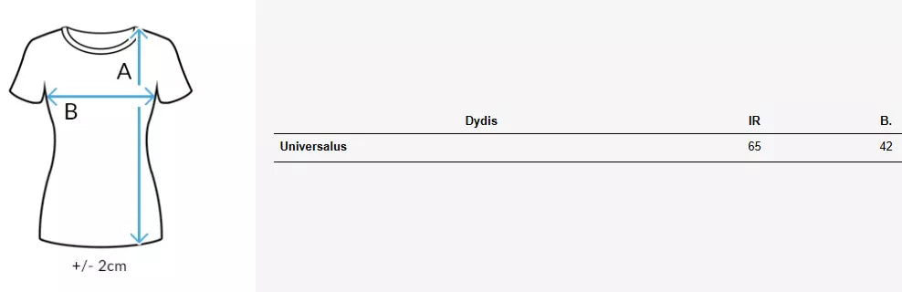 Sieviešu dzeltens T-krekls Elin