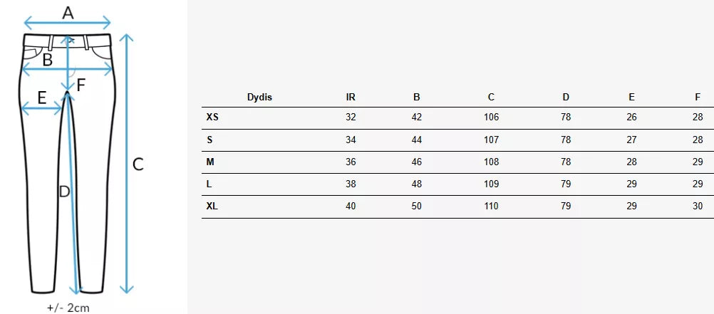 Sieviešu zilas džinsa bikses Doris
