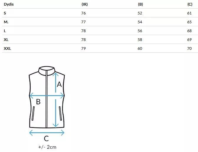 Sieviešu gaiši rozā veste Demak