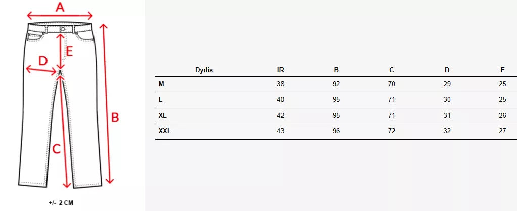 Vīriešu baltas bikses Hond