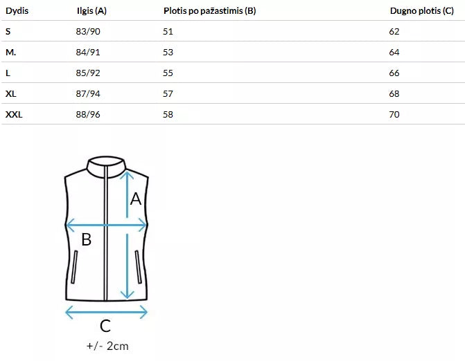 Sieviešu brūna divpusēja veste Elegancio