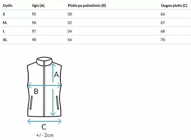 Sieviešu brūna garā veste Skyler 