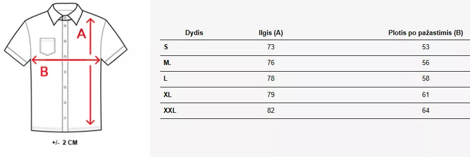 Vīriešu pelēks īsroku krekls Kenat