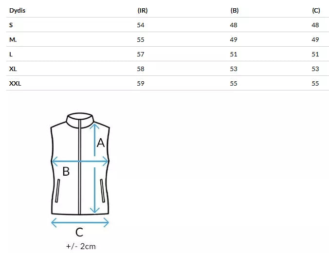 Sieviešu zaļa divpusēja veste Puff