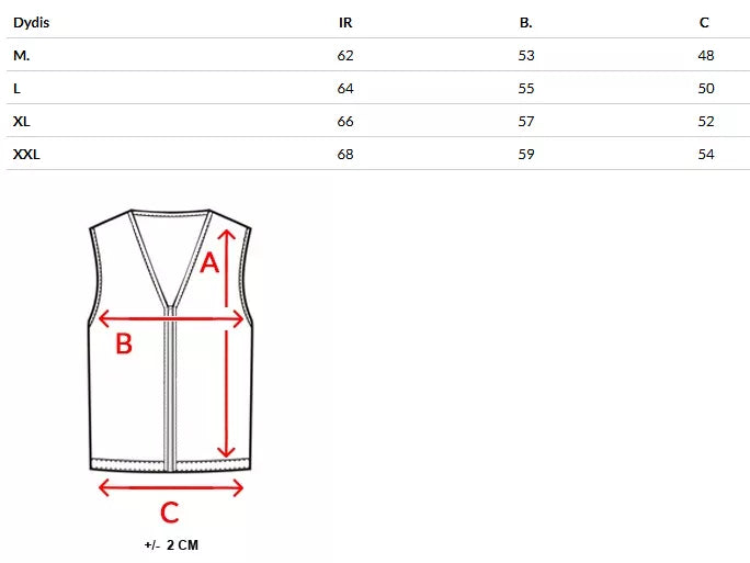 Vīriešu pelēka veste Pole