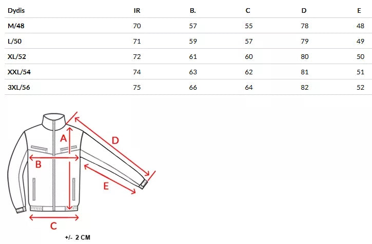 Vīriešu melna jaka Teros