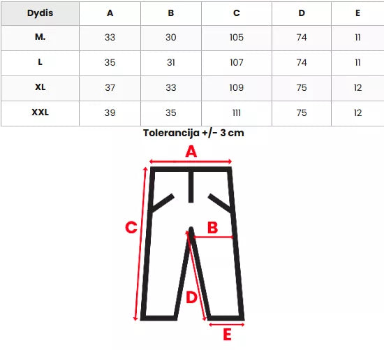 Vīriešu tumši pelēkas bikses Rene