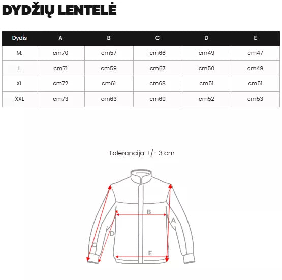 Melna vīriešu jaka ar kapuci Lator